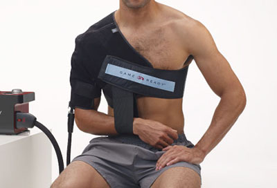 Game Ready®  Shoulder Wrap* with ATX, Medium, Left (fits chest sizes 33"-45")