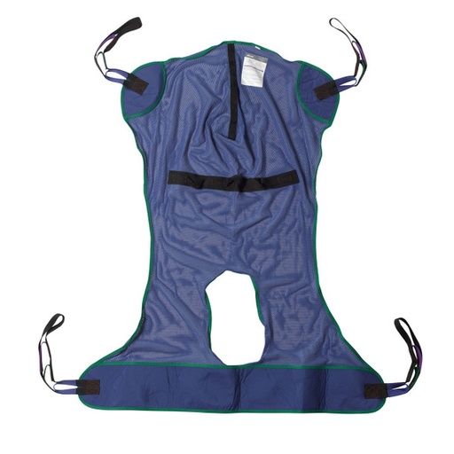 [DDH13221M] Drive Medical Full Body Patient Lift Sling, Mesh with Commode Cutout, Medium