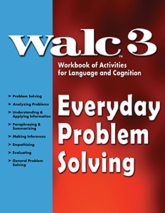 WALC 2 Cognitive Rehab - Workbook of Activities for Language and Cognition