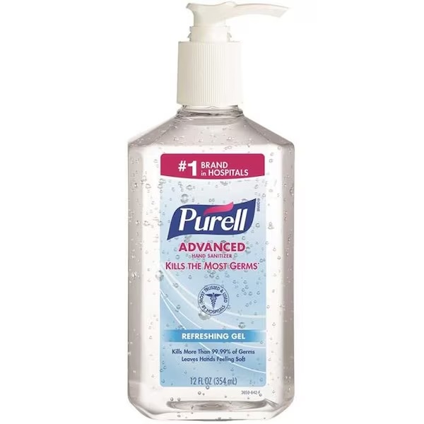 Purrell Instant Hand Sanitizer, 8 fl oz Pump Bottle  