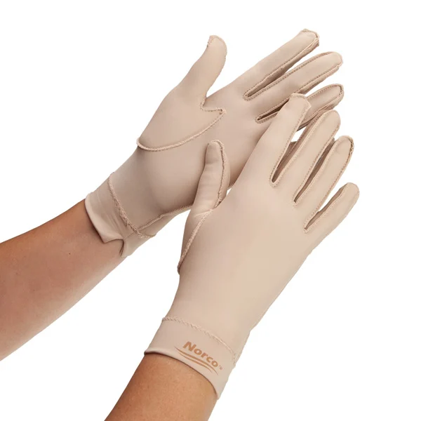 Full Finger Over the Wrist Compression Gloves - Large - Left