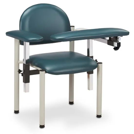 Clinton SC Series Blood Drawing Chair with Padded Flip Arms