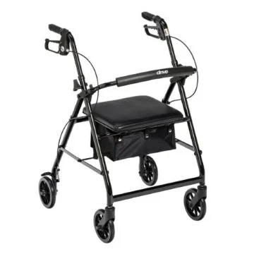 Drive Medical Rollator Rolling Walker with 6" Wheels