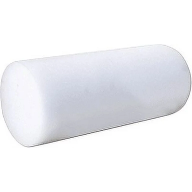 6" x 12" Full Round Foam Roll - White 