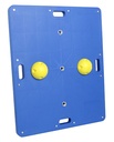CanDo Balance Board, 15" x 18" Wobble/Rocker Board 