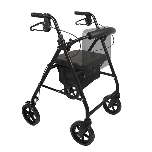 [CHBRLA8BK] ProBasics Deluxe Aluminum Rollator w/8" Wheels