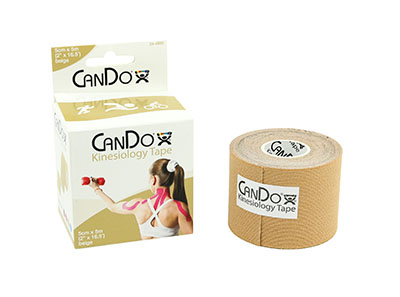 [FAB24-4850] CanDo Kinesiology Tape - 2" x 16.5 ft - Beige