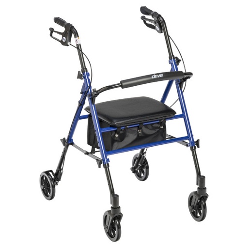 Adjustable Height Rollator w/6" Casters