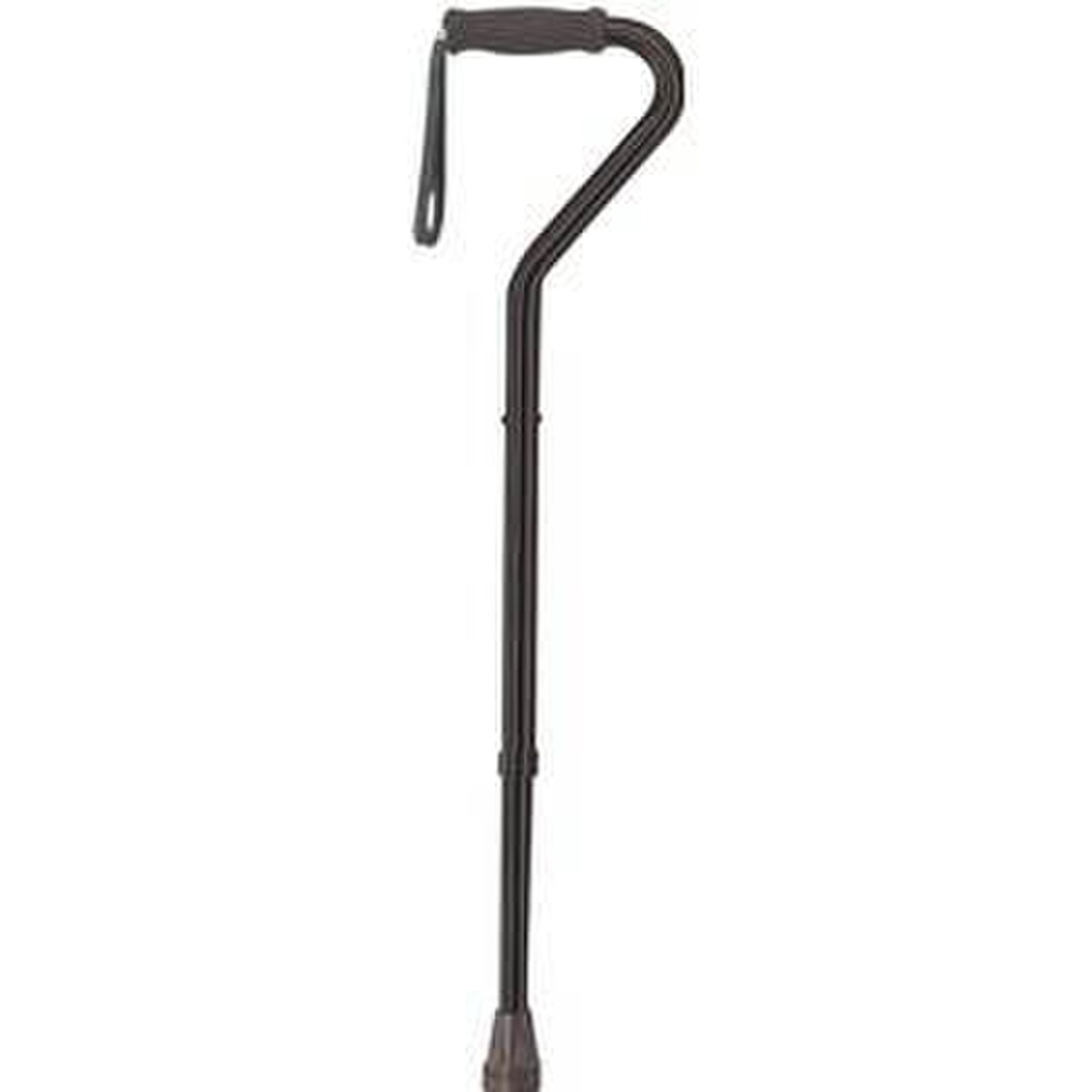 Drive Medical Bariatric Offset-Handle Canes - Black - 6/CS