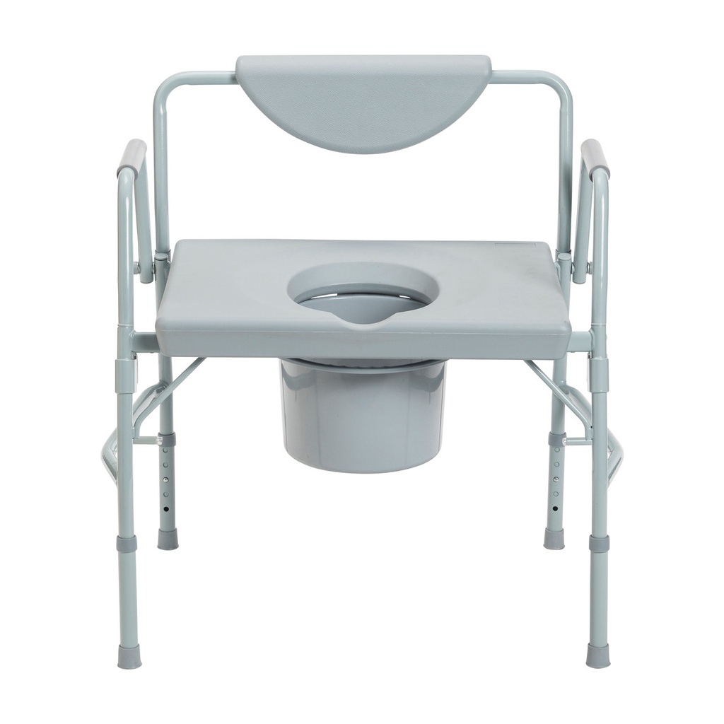 Drive Medical Bariatric Bedside Drop-Arm Commode