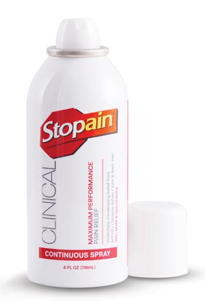 Stopain® Clinical Pain Relieving 360° Continuous Spray, 4 fl. oz