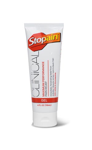 Stopain® Clinical Pain Relieving Gel -  4oz Tube