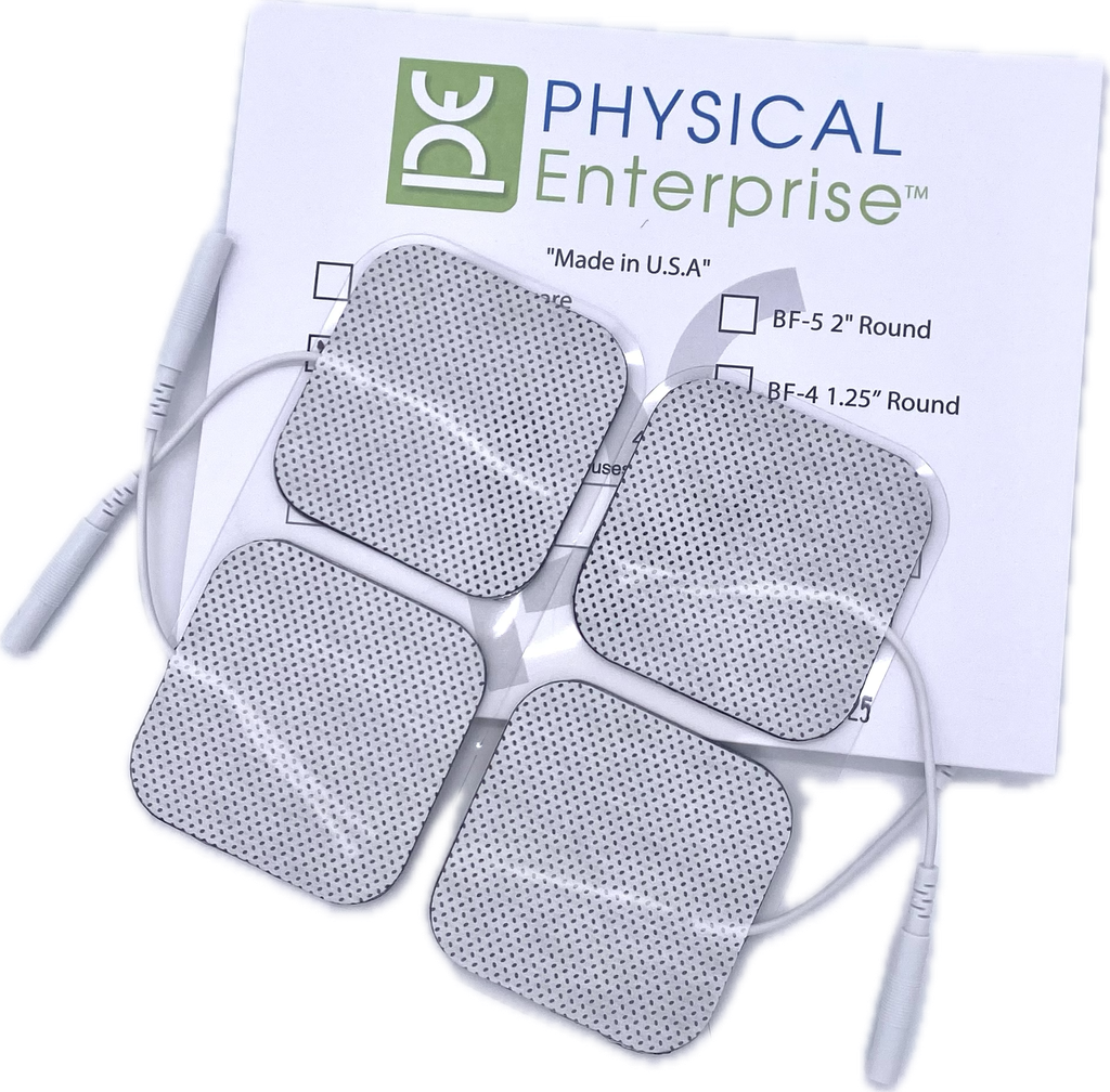 Physical Enterprise BioFlex Electrodes 2" x 2" - 4/Pack - 20 Pack/Box
