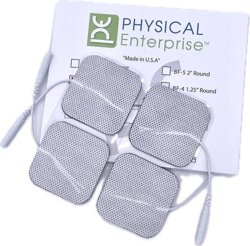 [PEBF-2BX] Physical Enterprise BioFlex Electrodes 2" x 2" - 4/Pack - 20 Pack/Box