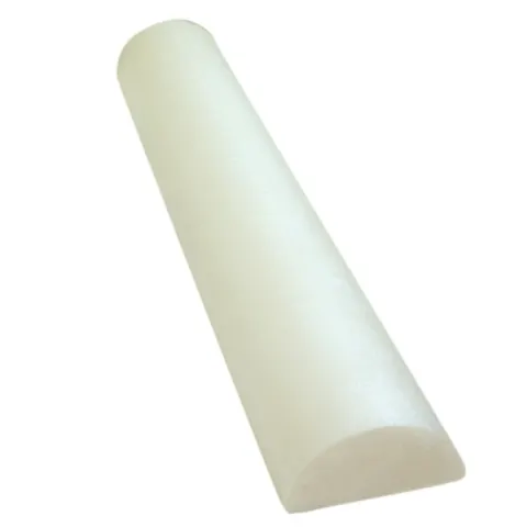 6" x 36" Half Foam Roll - White