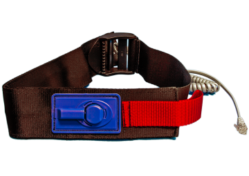 Antimicrobial Quick Release Hook and Loop Seat Belt (adjustable belt 20" to 44") with coiled cord for use with Corded Alerts