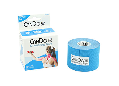 CanDo Kinesiology Tape - 2" x 16.5 ft - Blue