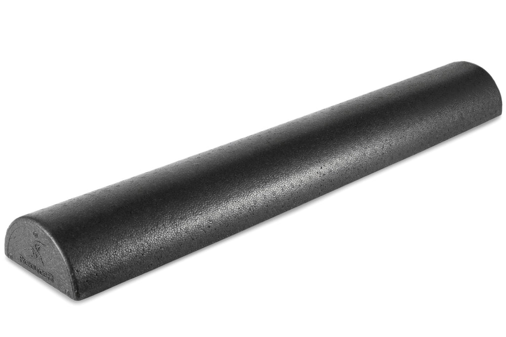 6" x 36" High Density Half Foam Roll - Black   