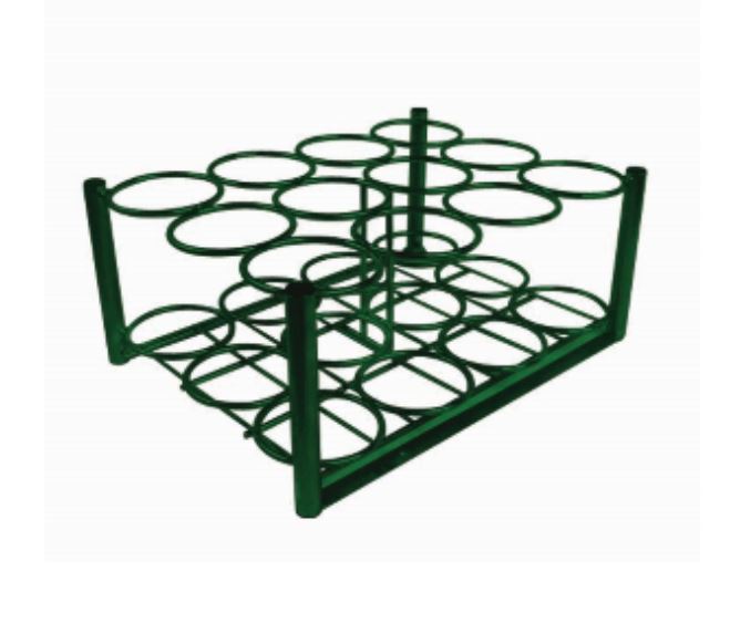 C/D/E Cylinder Rack, 6 Cylinder Capacity