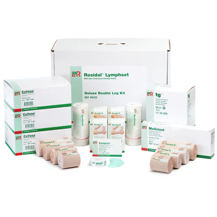 Rosidal Lymphset Multi-Layer Bandaging Kit - Deluxe Double Leg