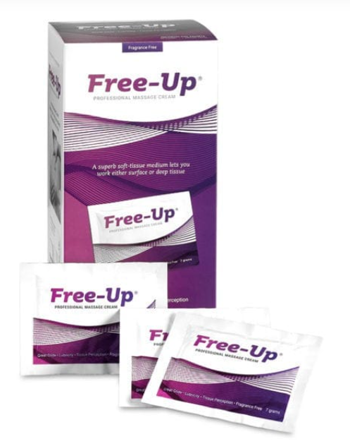Free-Up® Massage Cream - Dispenser Pack - 50/Box - Unscented