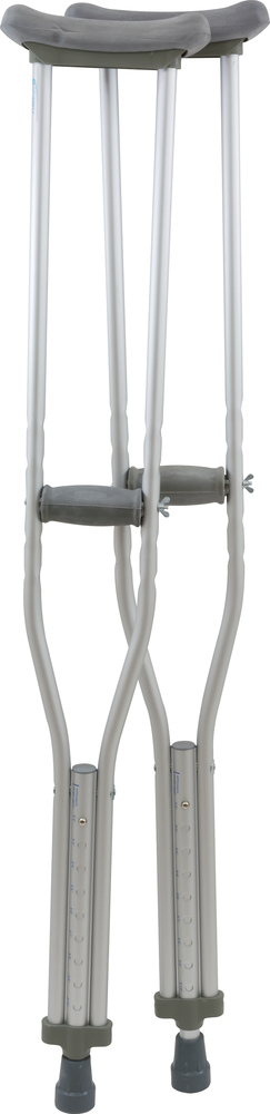 ProBasics Aluminum Underarm Crutches - Adult - Case of 8 Pairs