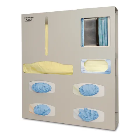 Bowman Aluminum Quad Glove Isolation Station
