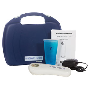 [CHBDU1025] Compass Health US 1000ª 3RD Edition Portable Ultrasound Unit, Comes Complete with: Device, Carrying Case, AC Adaptor, Ultrasound