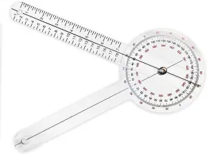 [RPI847102006550] 8" Plastic Goniometer 360 Degree ISOM 